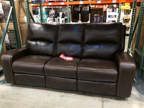 Manwah Leather Power Reclining Sofa Costco | Review Home Co