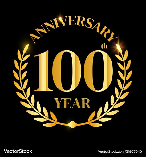 100th Anniversary Golden Edition Vector Free Download | Images and Photos finder