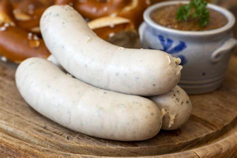 Bavarian white sausage stock image. Image of german, breakfast - 7178669