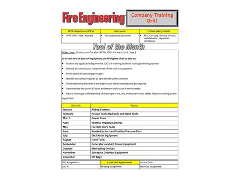 Firefighter Training Drill: Tool of the Month - Fire Engineering