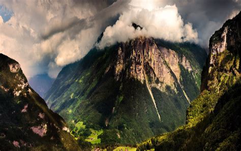 valley, Switzerland, Switzerland, Forest, Mountains, View, Valley, Home Wallpapers HD / Desktop ...