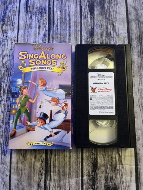 DISNEYS SING ALONG Songs - Peter Pan: You Can Fly (VHS, 1993) Tested £9 ...