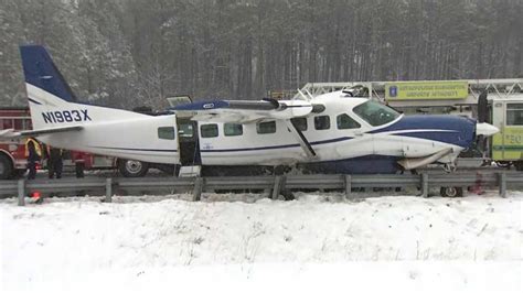 Small plane makes emergency landing on highway