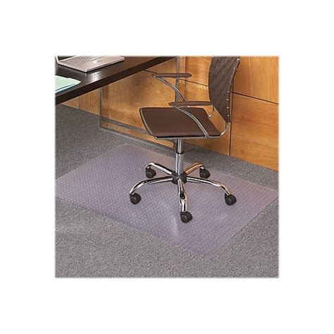 Staples® 46" x 60" Flat Pile Carpet Chair Mat, Rectangular | Staples