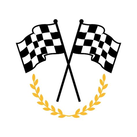 Premium Vector | Racing flag. Checkered flag. Finish flag