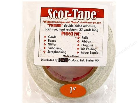 Scor-Pal Scor-Tape 1" - The Rubber Buggy