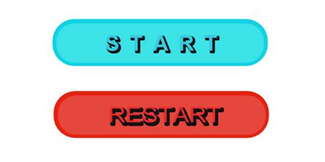 Start Restart Buttons | OpenGameArt.org