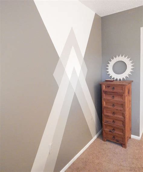 Painter’s-Tape Geometry | Painters tape wall, Painters tape design wall, Tape wall art