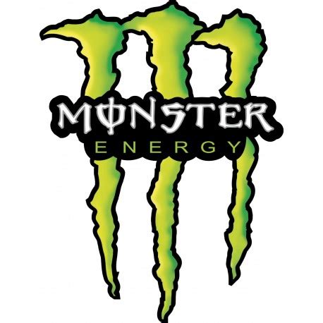 Sticker Monster Energy - Art Déco Stickers