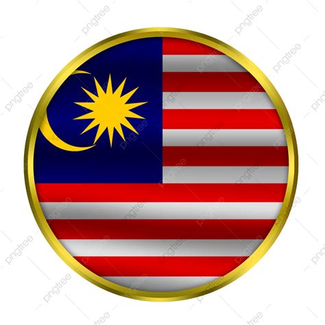 Logo Bendera Malaysia Bulat Malaysia Flag Logo Png Vector Eps Free ...