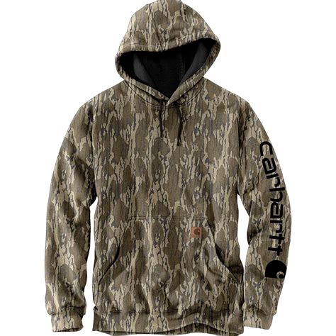 Carhartt Men's Loose Fit Camo Hooded Sweatshirt | Academy