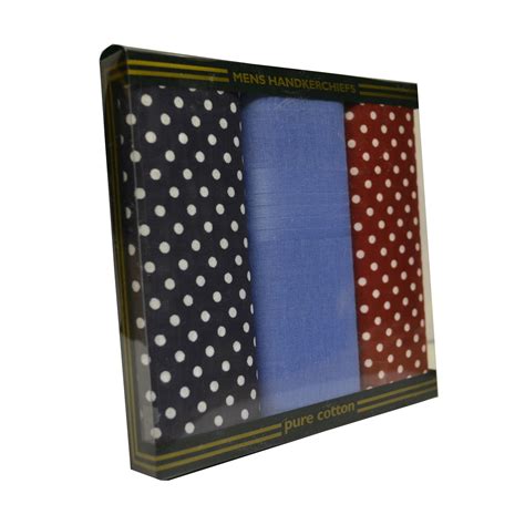 Multipack Mens 100% Cotton Handkerchiefs, Embroidered, Satin, Coloured ...