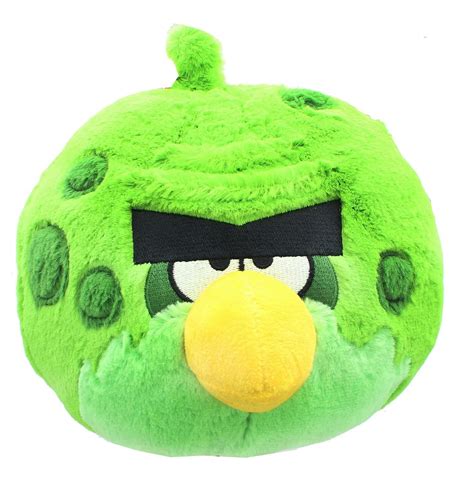 Angry Birds Space 8 Inch Plush w/ Sound - Green Bird - Walmart.com ...