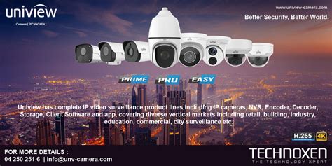 Uniview Camera Dubai - Authorized Supplier - Distributor Dubai - Sharjah