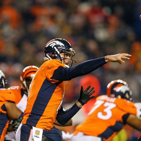 Brock Osweiler Stands Tall, Puts Denver Broncos in Thick of Title Hunt ...