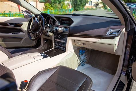 Mercedes Car Interior CLS Coupe Editorial Image - Image of german ...