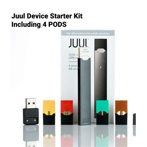 Buy original Juul Device Starter Kit Including 4 Pods | Juul