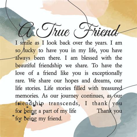 A True Friend - Personalised Framed Poem | Wall Art Print