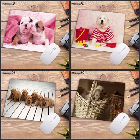 Mairuige Animal Cute dog puppy Comfort small Mouse Mat Gaming Mouse pad Size 25x29cm 18x22cm ...