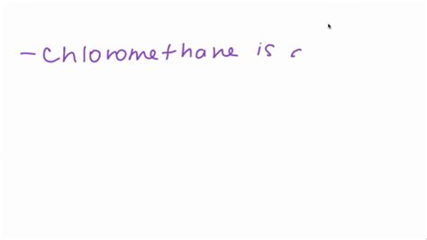 SOLVED:Chloromethane (CH3 Cl) has a much higher boiling point than methane (CH4). Give two ...