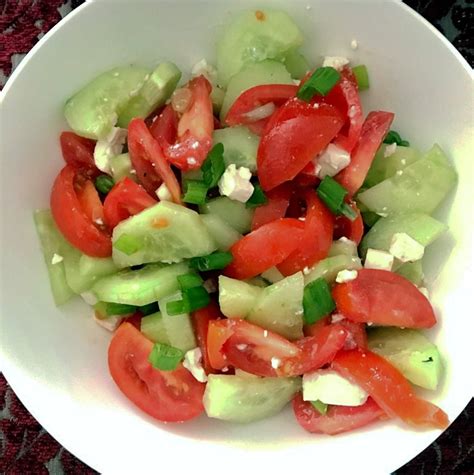 Tomato Cucumber Feta Salad Recipe – The Bossy Kitchen