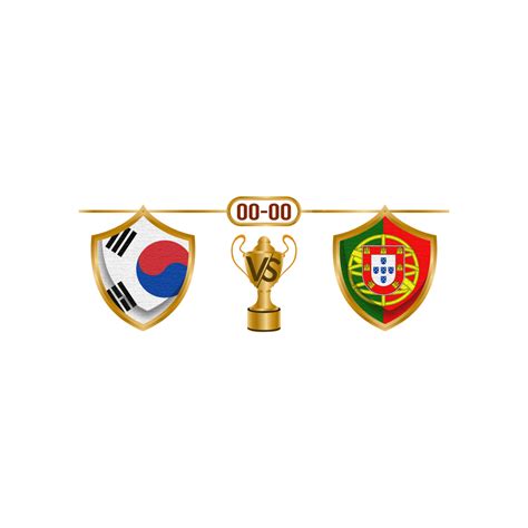 South Korea Vs Portugal, World Cup 2022, Vintage South Korea Vs Portugal, Flag PNG Transparent ...