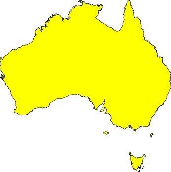 Australia Map Clip Art N16 free image download