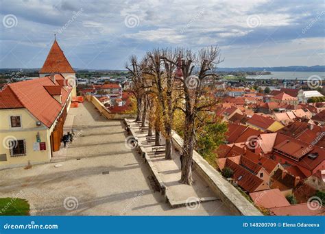 View of Ptuj Castle or Ptujski Grad. Slovenia Editorial Stock Image - Image of castle, ancient ...