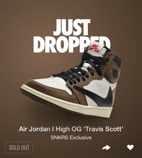 Travis Scott Jordan Cactus Jack Brown Retro 1 High Nike Nike Sneakers ...