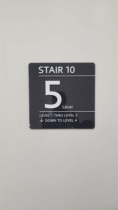 Enhancing Accessibility through Braille Signage