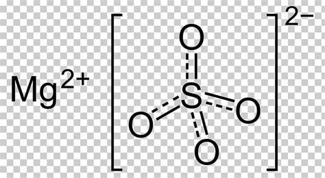 Magnesium Sulfate Lewis Structure PNG, Clipart, Angle, Anhydrous, Area, Barium Sulfate, Black ...