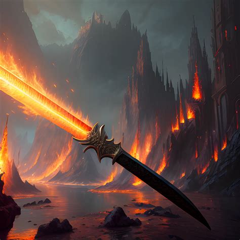 fire sword, 8k, high resolution, high quality, detailed, photore... - Arthub.ai