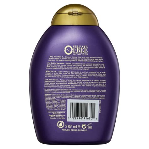 OGX Thick & Full + Biotin & Collagen Shampoo 385mL | Amals Discount Chemist