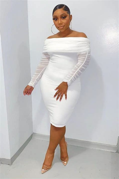 Take Me On A Dinner Date Dress - Off White - Dresses - Fashion Nova ...