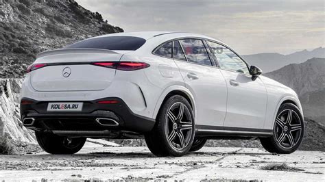 2023 Mercedes-Benz GLC Coupe'nin resmi olmayan render'ları...