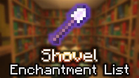 Shovel Enchantment List - Wiki Guide - 9Minecraft.Net