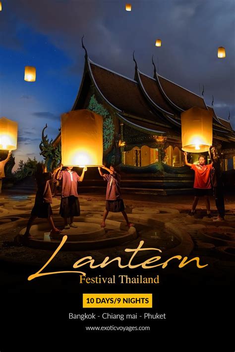 Lantern Festival Thailand | Lantern festival thailand, Laos travel ...