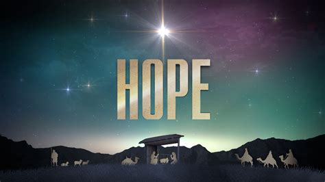 Nativity Christmas Hope | Motion Video Background