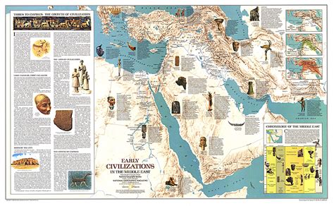 Early Civilizations in the Middle East Map