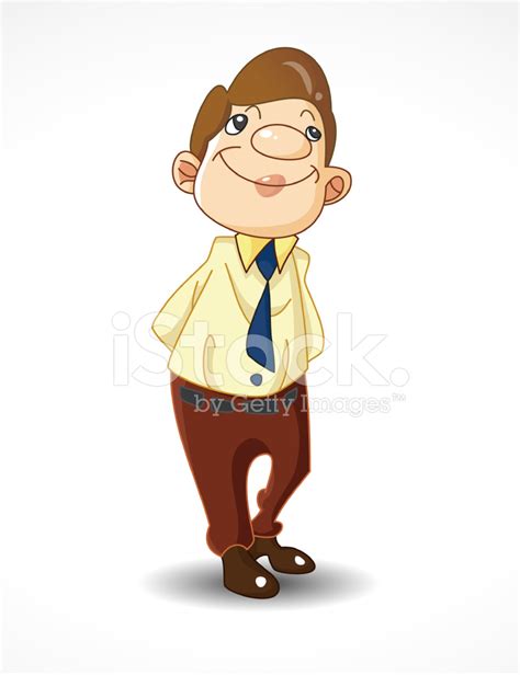 Funny Cartoon Office Worker Stock Photo | Royalty-Free | FreeImages