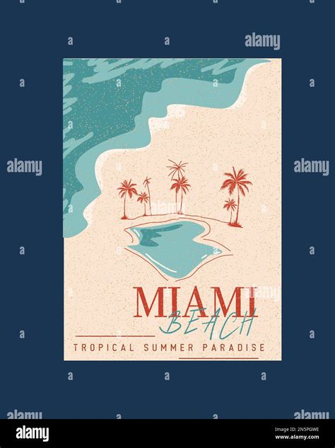 Beach Designs miami Beach Retro wave background Typographic poster ...