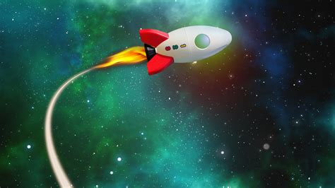 Rocket flight universe star drawing free image download