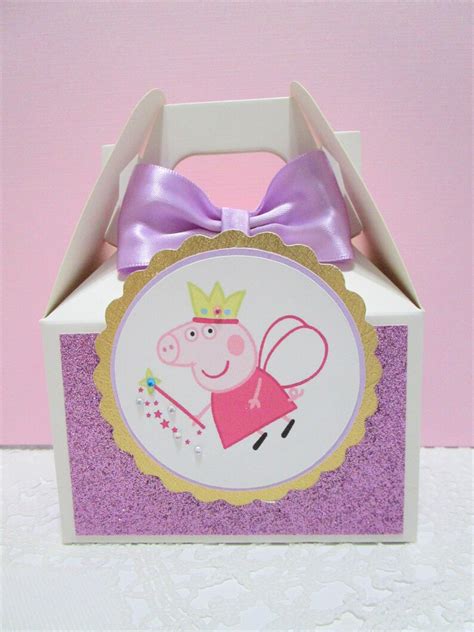 Peppa Pig Favor Boxes Peppa Pig Party Favors Peppa Pig - Etsy