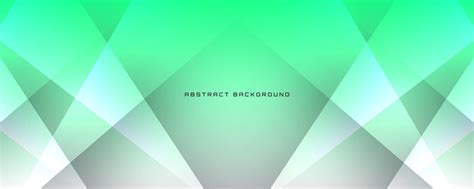 3D green white geometric abstract background overlap layer on bright space with cutout effect ...