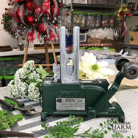 How to Use a Steel Pick Machine For Wreath Making and Floral Design ...