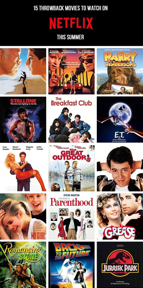 15 Best Throwback Movies to Watch on Netflix this Summer! - A Pretty ...