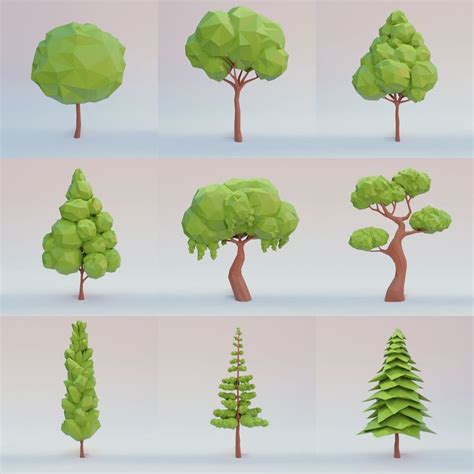 low poly tree tutorial - Savages Microblog Bildergalerie