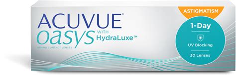 ACUVUE® OASYS 1-DAY with HydraLuxe™ for ASTIGMATISM (Subscription ...