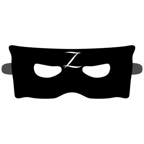 Zorro Mask Template | Free Printable Papercraft Templates