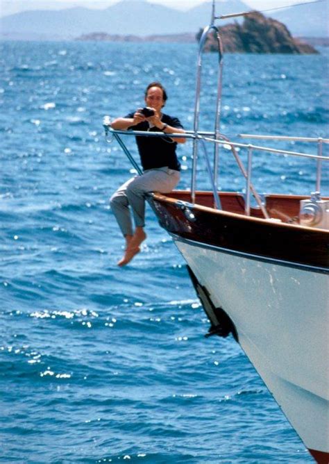 The Pioneer - Karim Aga-khan -Porto Cervo- Sardinia - Italy | Slim aarons, Sailing holidays, Boat